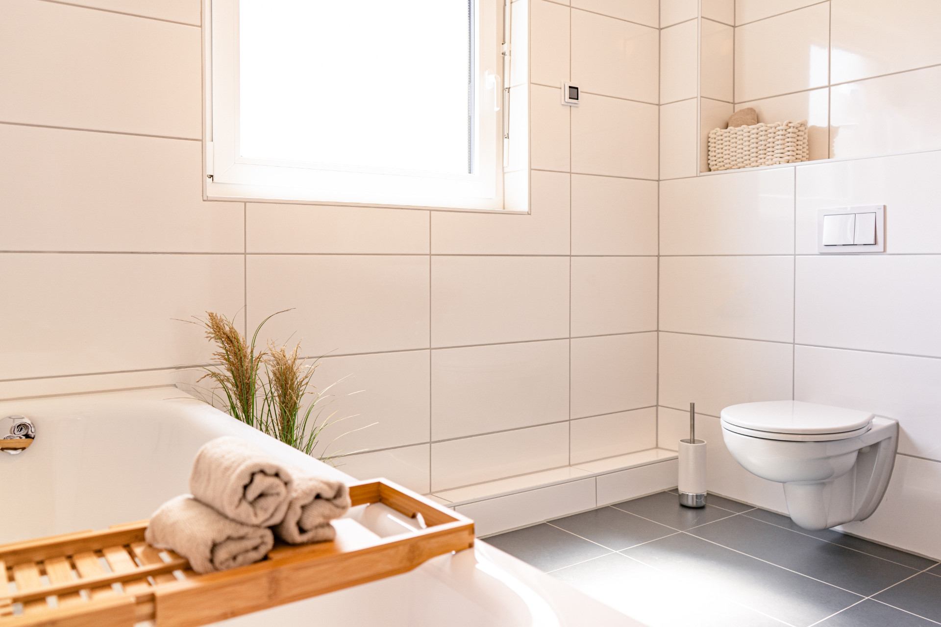 Musterhaus-Badezimmer