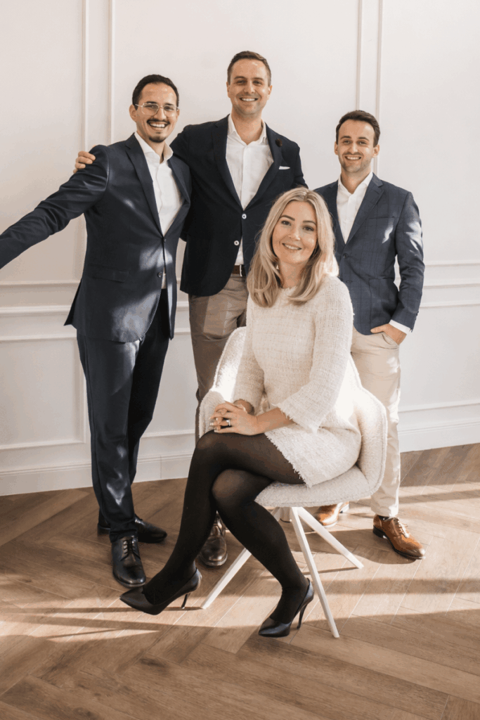 Jan Christian Voss, Katharina Voss und das Team von Voss Living in Karben